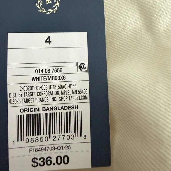 Women's Denim Shortalls - Universal Thread™ White  - 4, 6, & 8 - Picture 10 of 16